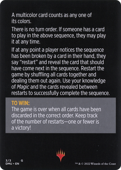 Telepathic Transmission // Telepathic Transmission (cont'd) (MDMU-003) [Dominaria United Minigames]