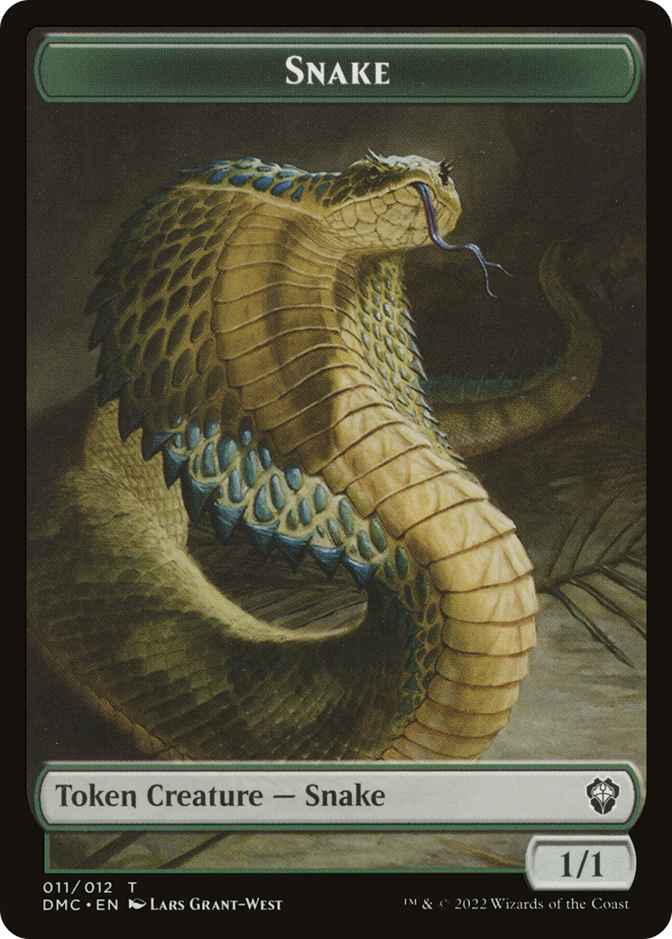Snake (TDMC-011) [Dominaria United Commander Tokens]