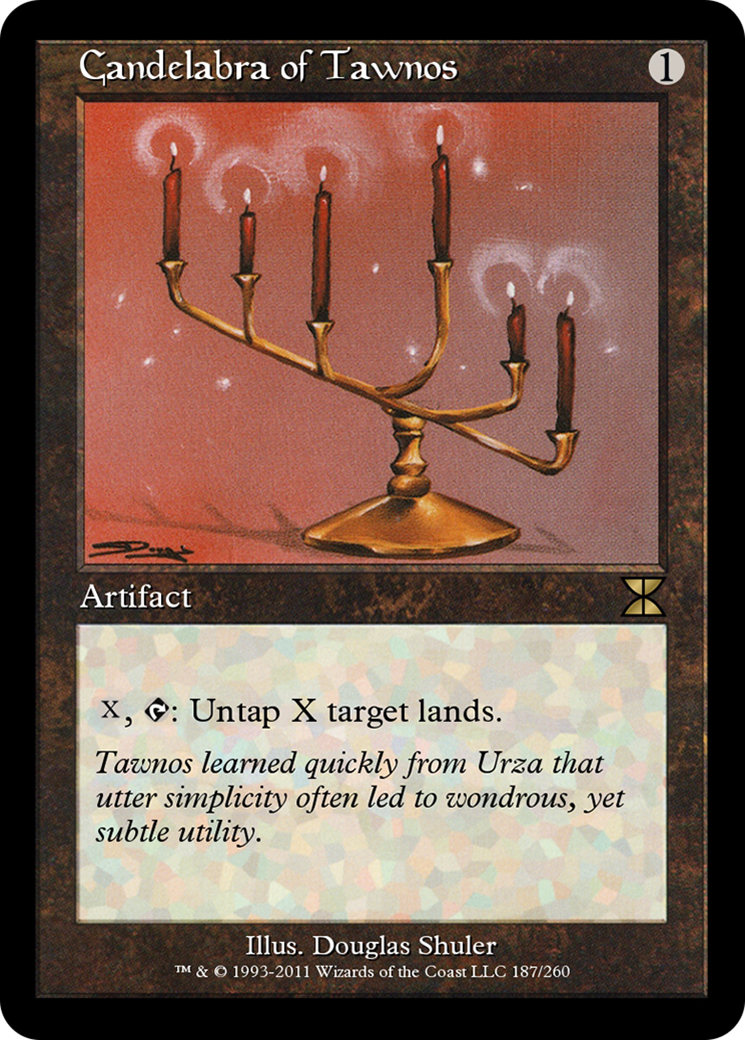 Candelabra of Tawnos (ME4-187) [Masters Edition IV] Foil