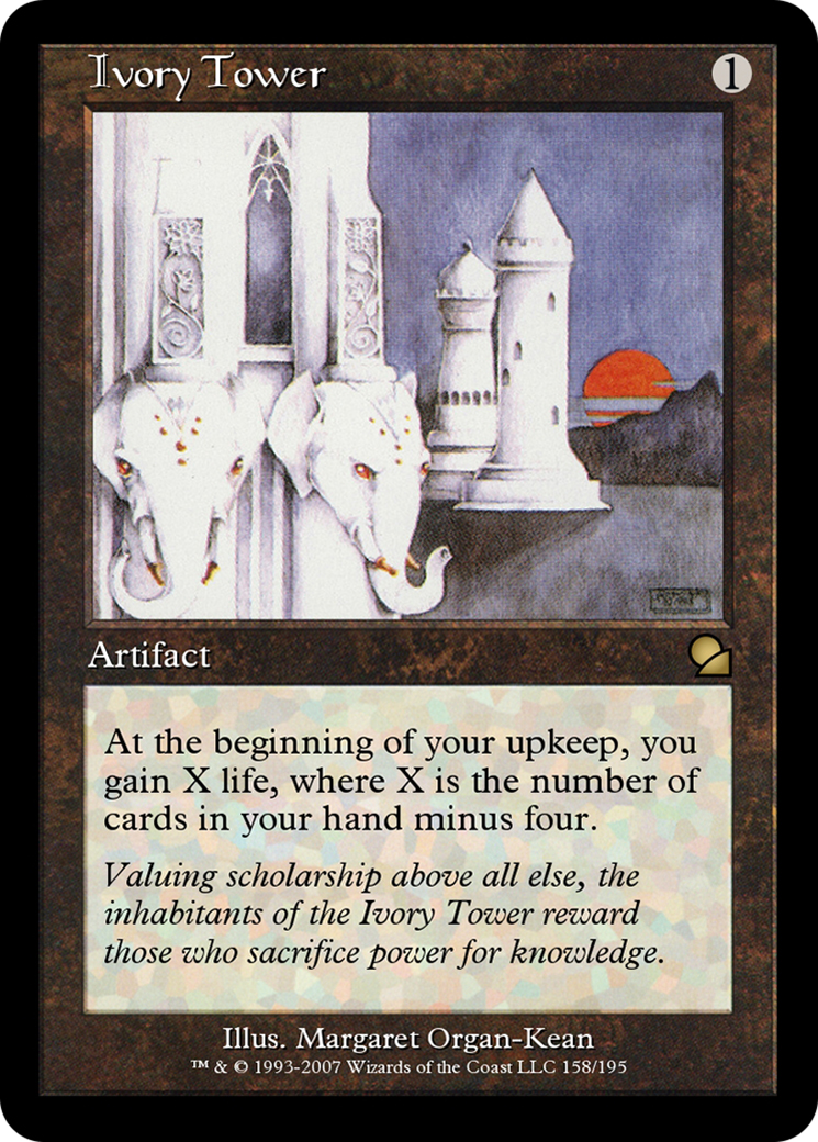 Ivory Tower (ME1-158) [Masters Edition] Foil