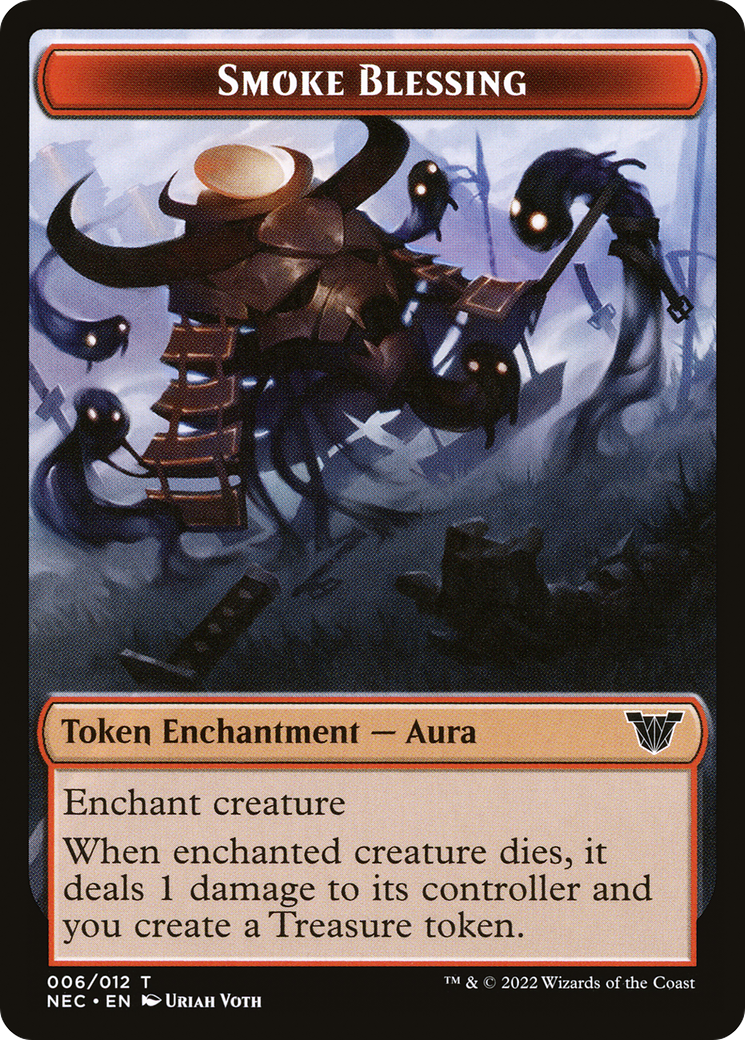 Smoke Blessing (TNEC-006) [Neon Dynasty Commander Tokens] Foil