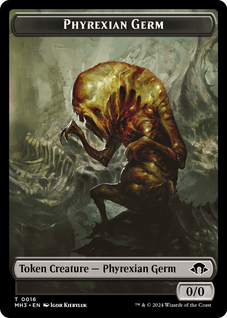 Phyrexian Germ (TMH3-016) [Modern Horizons 3 Tokens]