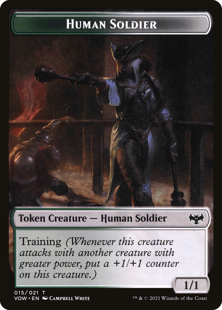 Human Soldier (TVOW-015) [Innistrad: Crimson Vow Tokens]