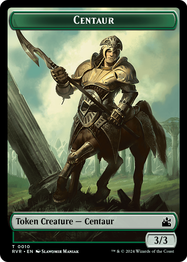 Centaur (TRVR-010) [Ravnica Remastered Tokens] Foil