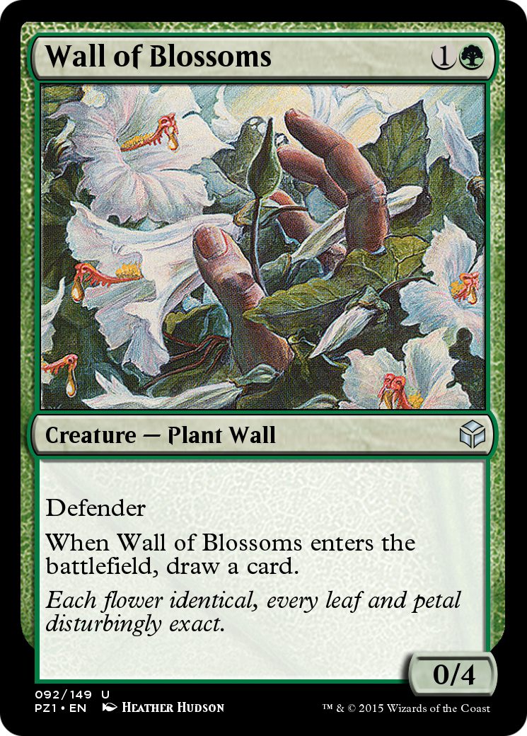 Wall of Blossoms (PZ1-092) [Legendary Cube Prize Pack] Foil