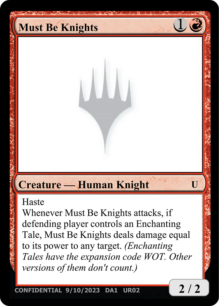 Must Be Knights [Unknown Event]