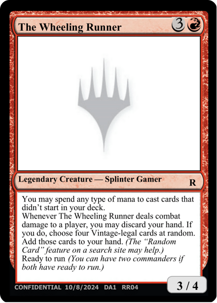 The Wheeling Runner (UNK-RR04D) [Unknown Event]