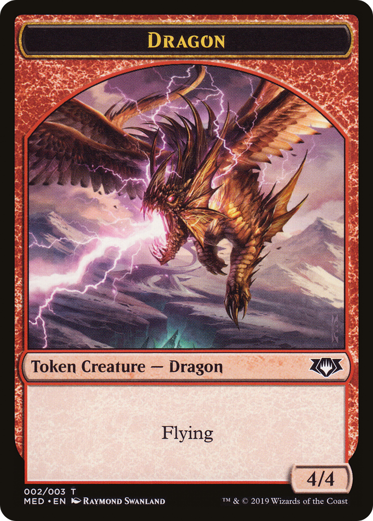 Dragon (TMED-0W2) [Mythic Edition Tokens]