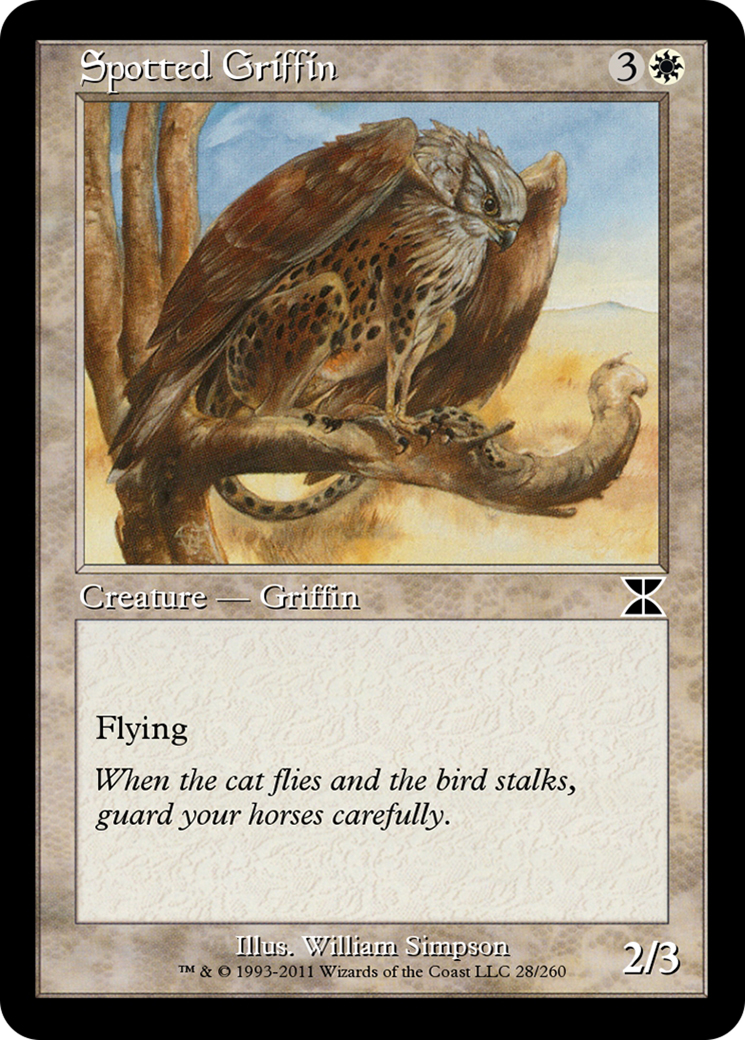 Spotted Griffin (ME4-028) [Masters Edition IV] Foil