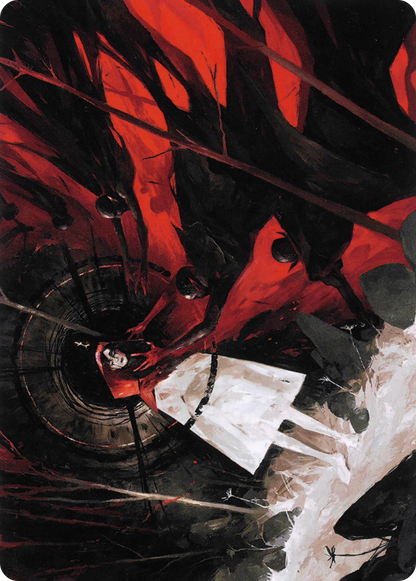 Curse of Hospitality // Curse of Hospitality (AVOW-041) (Borderless) [Crimson Vow Art Series] Foil
