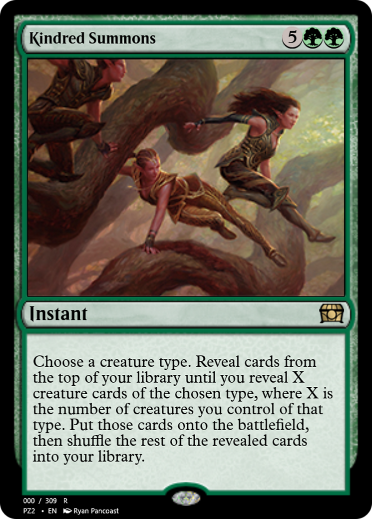 Kindred Summons (PZ2-65719) [Treasure Chest] Foil