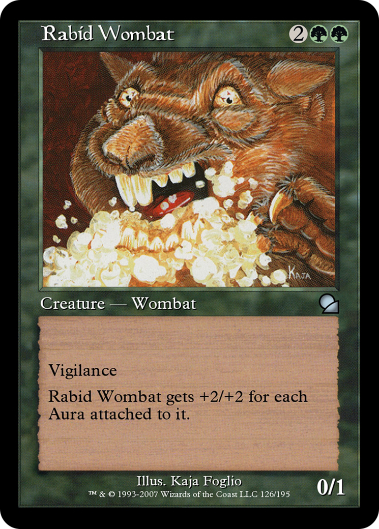Rabid Wombat (ME1-126) [Masters Edition]