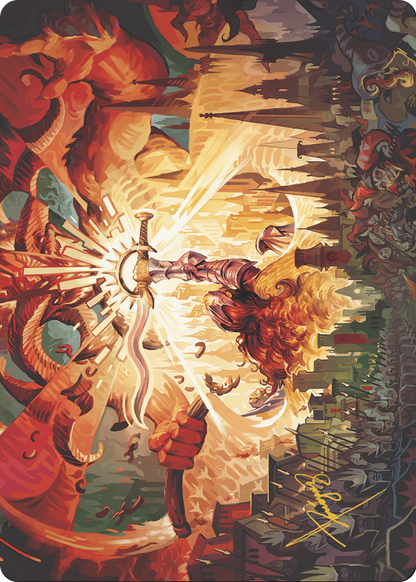 Warleader's Call // Warleader's Call (AMKM-023) (Borderless) [Murders at Karlov Manor Art Series] Foil