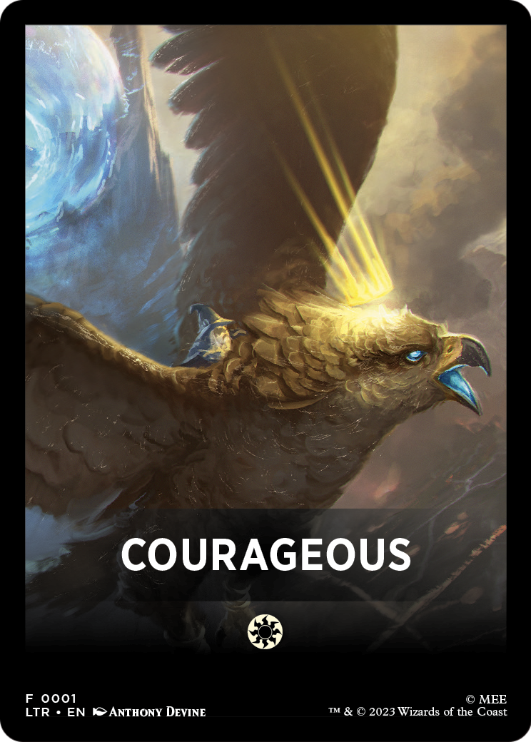 Courageous (FLTR-001) [Tales of Middle-earth Front Cards]
