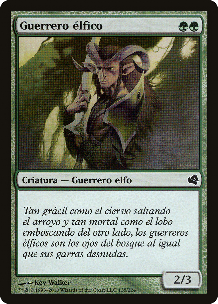 Elvish Visionary (Spanish) - "Guerrero elfico" (PS11-135) [Salvat 2011]