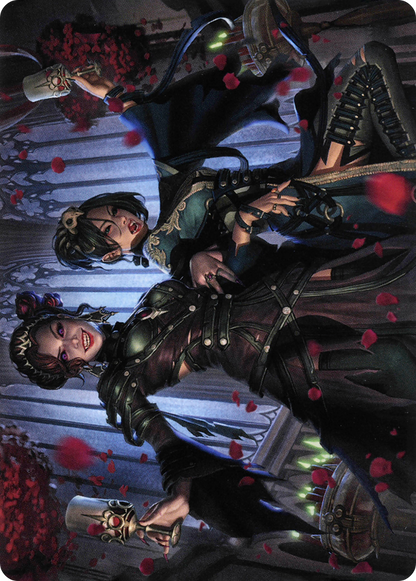 Falkenrath Celebrants // Falkenrath Celebrants (AVOW-073) (Borderless) [Crimson Vow Art Series]