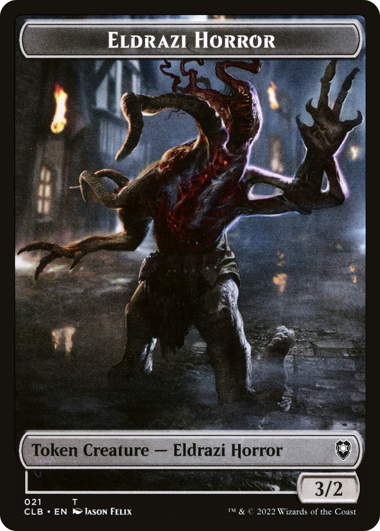 Eldrazi Horror (TCLB-021) [Battle for Baldur's Gate Tokens]