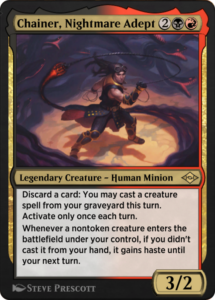 Chainer, Nightmare Adept (J21-683) [Jumpstart: Historic Horizons]