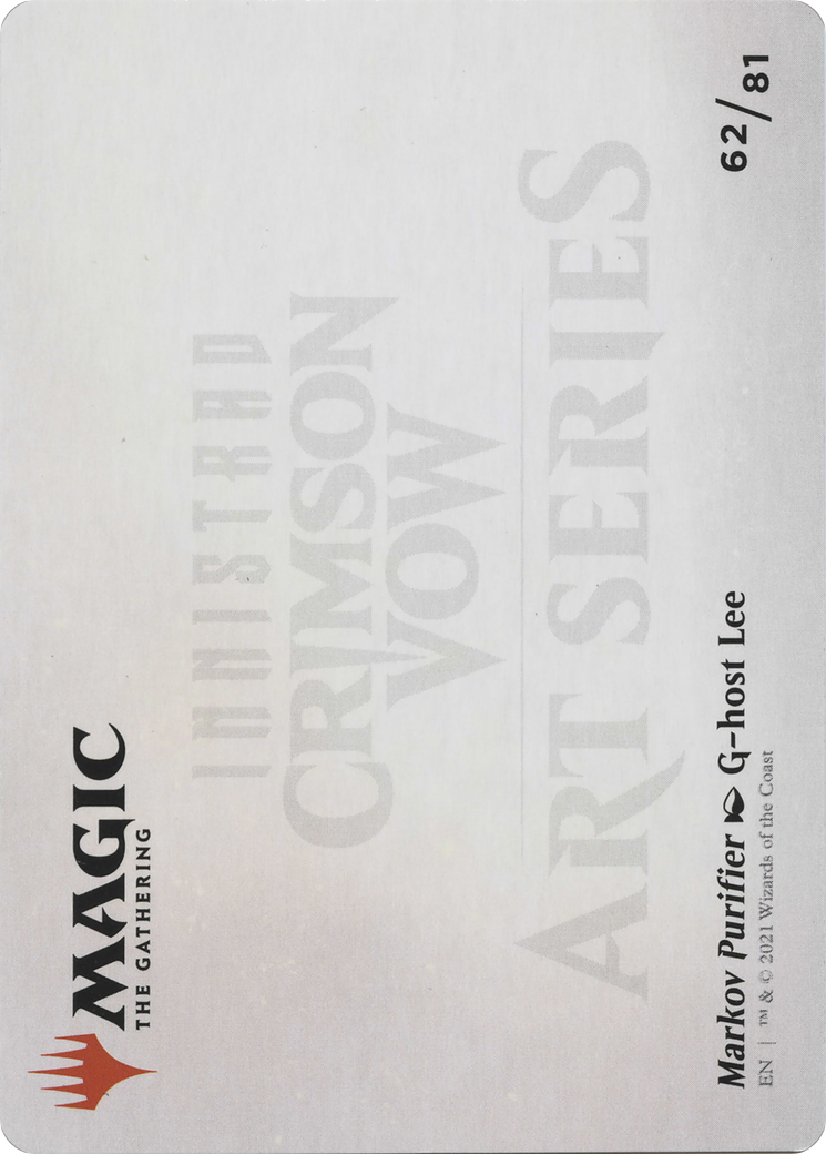 Markov Purifier // Markov Purifier (AVOW-062) (Borderless) [Crimson Vow Art Series] Foil
