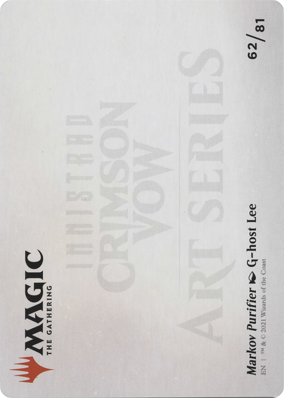 Markov Purifier // Markov Purifier (AVOW-062) (Borderless) [Crimson Vow Art Series] Foil