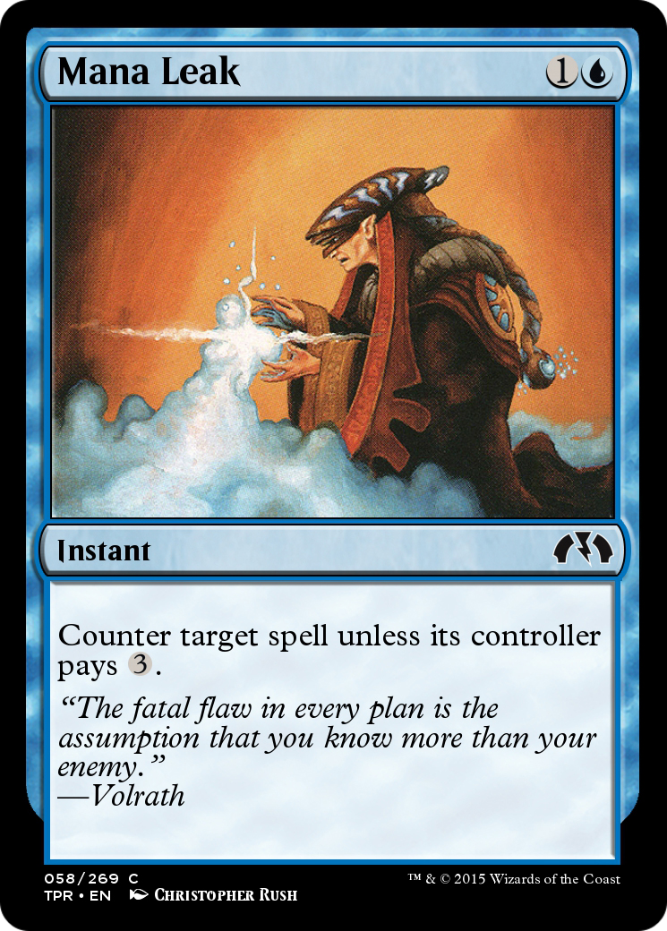 Mana Leak (TPR-058) [Tempest Remastered] Foil