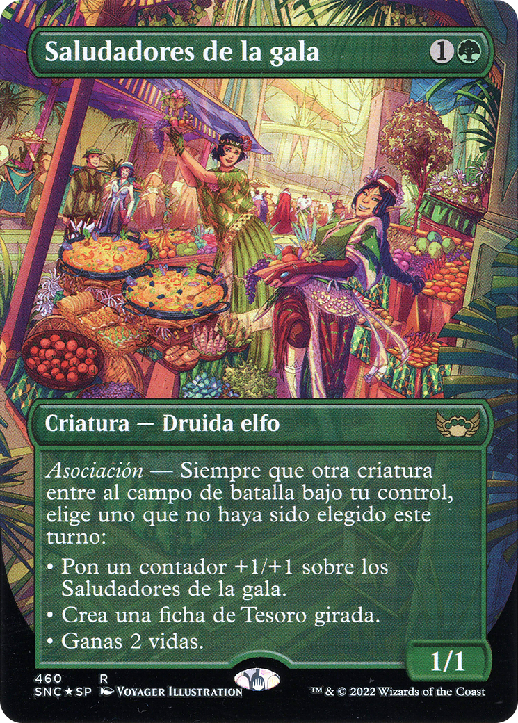 Gala Greeters (Spanish) (UMP-460) (Borderless) [Streets of New Capenna] Foil