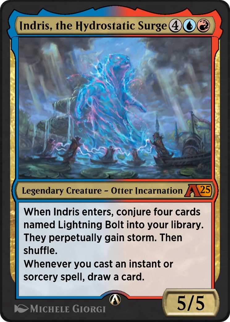 Indris, the Hydrostatic Surge (YBLB-025) [Alchemy: Bloomburrow]