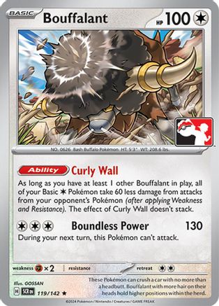 Bouffalant (119/142) [Prize Pack Series Cards] - Rare