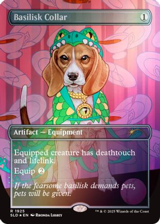 Basilisk Collar (1925) (Rainbow Foil) [Secret Lair Drop Series]