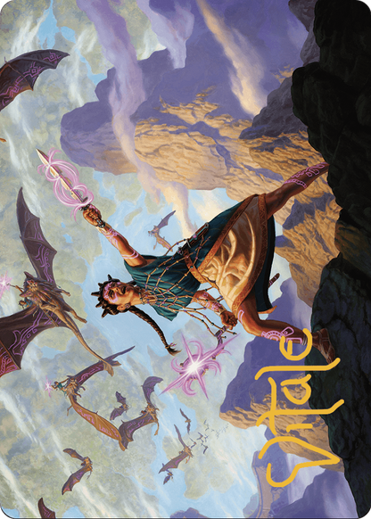 Warden of the Inner Sky // Warden of the Inner Sky (ALCI-007) (Borderless) [The Lost Caverns of Ixalan Art Series] Foil