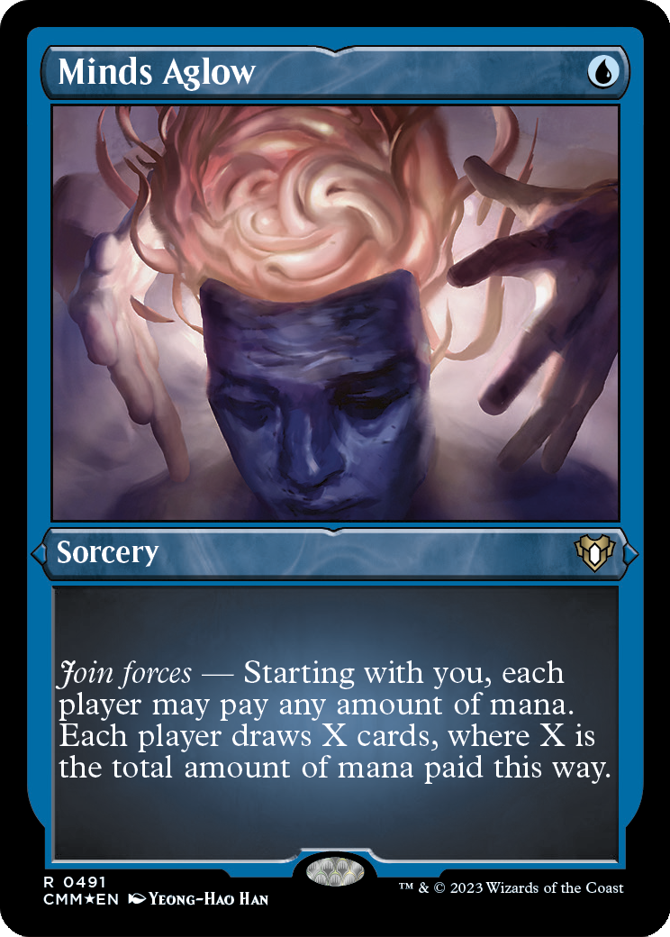 Minds Aglow (Foil Etched) (CMM-491) [Commander Masters] Foil