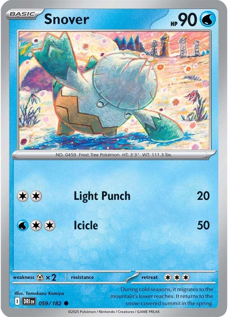 Snover (059/182) [Scarlet & Violet: Destined Rivals]