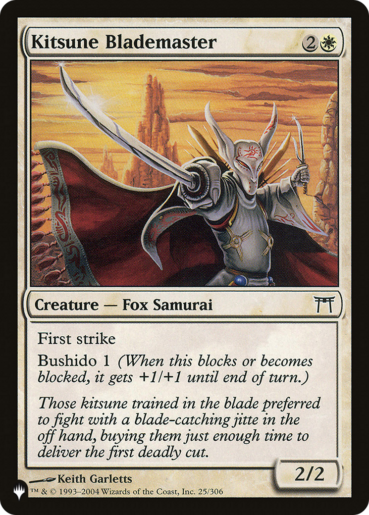 Kitsune Blademaster (LIST-25/306) [The List]