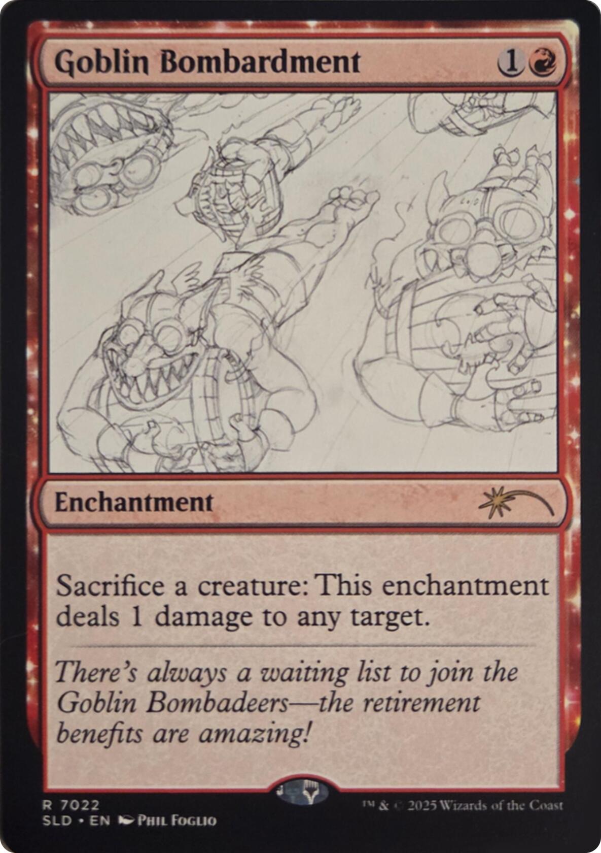 Goblin Bombardment (7022) [Secret Lair Drop Series]