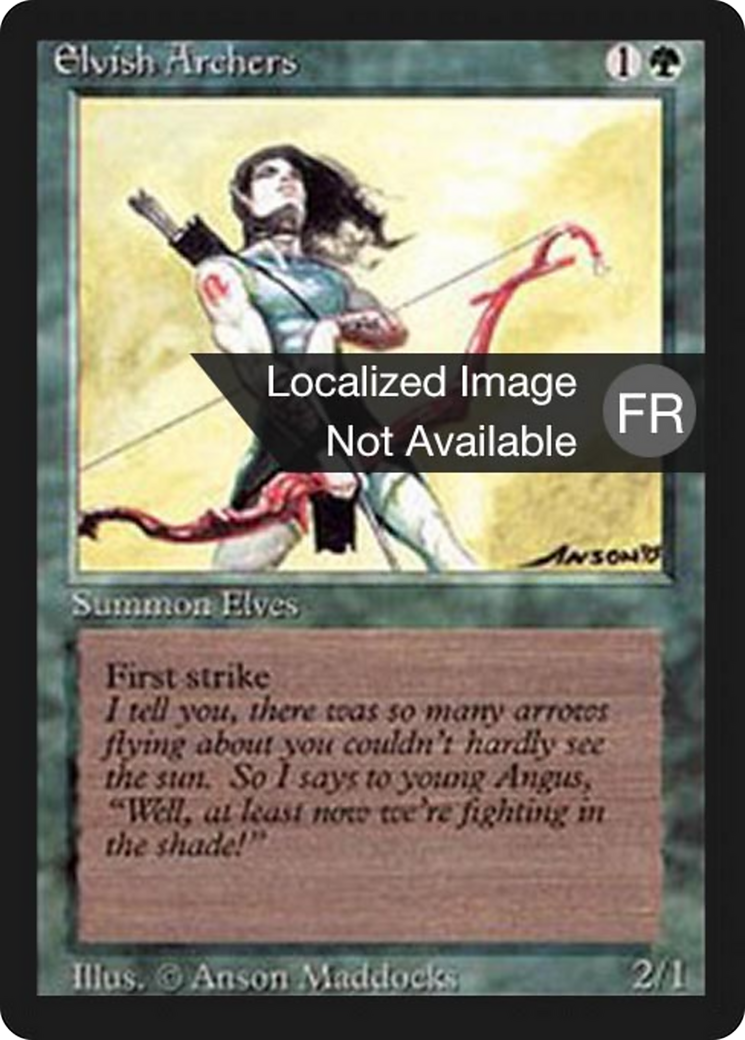 Elvish Archers (FBB-193) [Foreign Black Border]