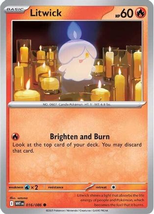 Litwick (016/086) [Scarlet & Violet: White Flare]