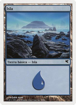 Island (Spanish) - "Isla" (PSAL-E58) [Magic Encyclopedia 2005 (Salvat/Hachette)]