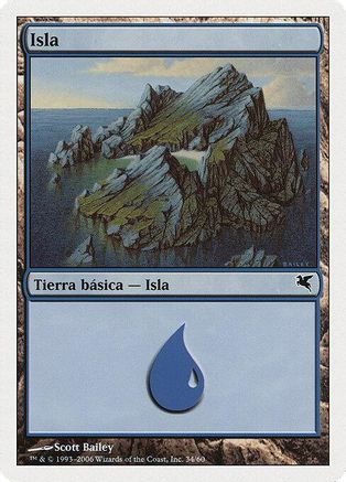 Island (Spanish) - "Isla" (PSAL-E34) [Magic Encyclopedia 2005 (Salvat/Hachette)]