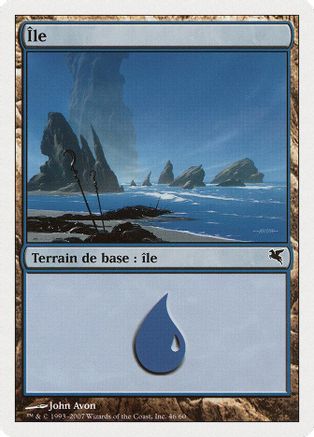 Island (French) - "Ile" (PSAL-E46) [Magic Encyclopedia 2005 (Salvat/Hachette)]