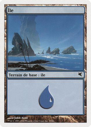 Island (French) - "Ile" (PSAL-H35) [Magic Encyclopedia 2005 (Salvat/Hachette)]