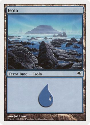 Island (Italian) - "Isola" (PSAL-H46) [Magic Encyclopedia 2005 (Salvat/Hachette)]