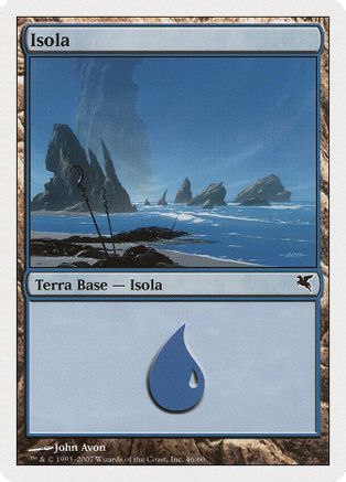 Island (Italian) - "Isola" (PSAL-E46) [Magic Encyclopedia 2005 (Salvat/Hachette)]