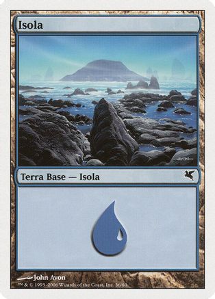 Island (Italian) - "Isola" (PSAL-G36) [Magic Encyclopedia 2005 (Salvat/Hachette)]