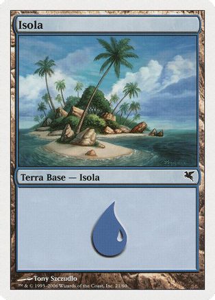 Island (Italian) - "Isola" (PSAL-H21) [Magic Encyclopedia 2005 (Salvat/Hachette)]