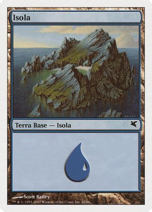 Island (Italian) - "Isola" (PSAL-E20) [Magic Encyclopedia 2005 (Salvat/Hachette)]