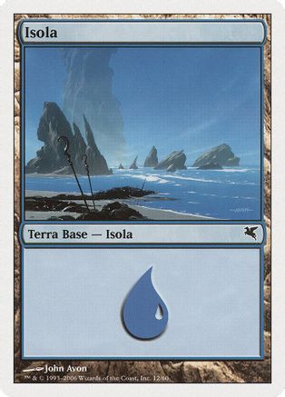 Island (Italian) - "Isola" (PSAL-G12) [Magic Encyclopedia 2005 (Salvat/Hachette)]