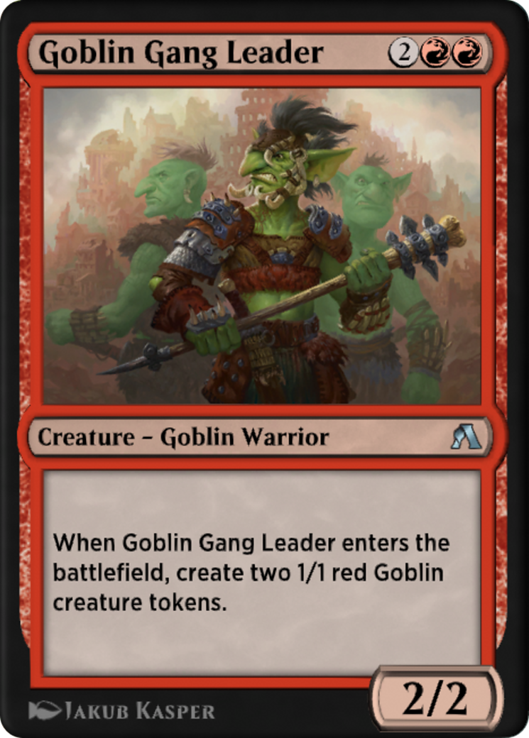 Goblin Gang Leader (XANA-040) [Arena New Player Experience Extras]
