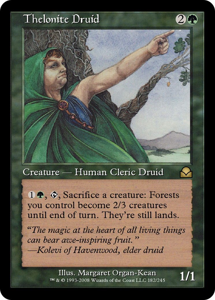 Thelonite Druid (ME2-182) [Masters Edition II] Foil