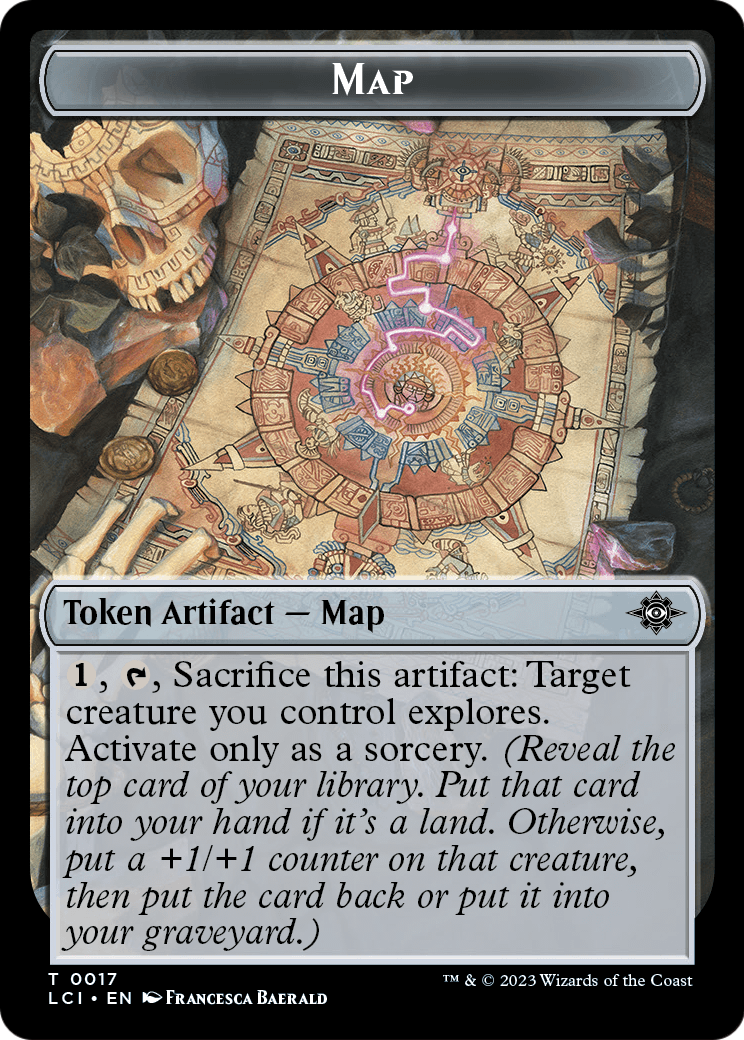 Map (TLCI-017) [The Lost Caverns of Ixalan Tokens] Foil
