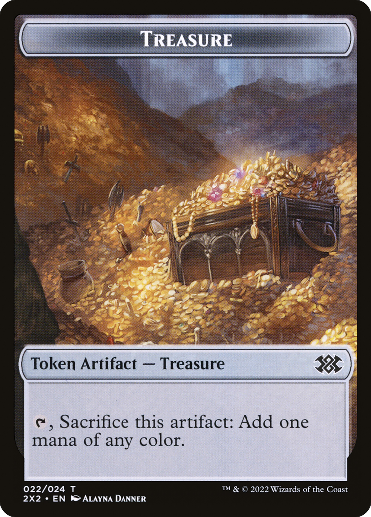 Treasure (T2X2-022) [Double Masters 2022 Tokens] Foil